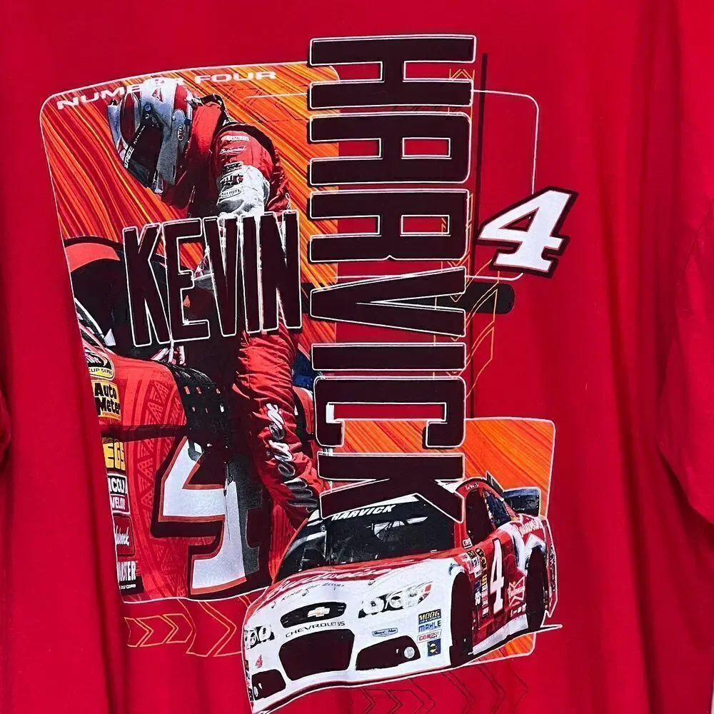 NASCAR 2015 Chase Authentics #4 Budweiser red Kevin Harvick T-shirt size XL